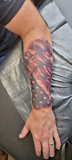 Explore crystal name tattoo ideas, creative tattoo ideas in Fort Gratiot, available at Stained Glass Tattoo & Body Piercing