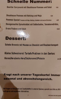Menu / carte de Quartier à Braunschweig