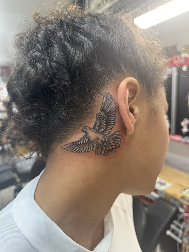 Explore pizza tattoo ideas, creative tattoo ideas in Honolulu, available at Sacred Art Tattoo Waikiki