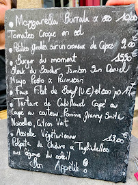 Menu du Ô COPAINS D'ABORD à Le Puy-en-Velay