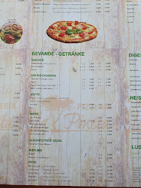 Carte du Pizzeria La Pineta à Lappersdorf