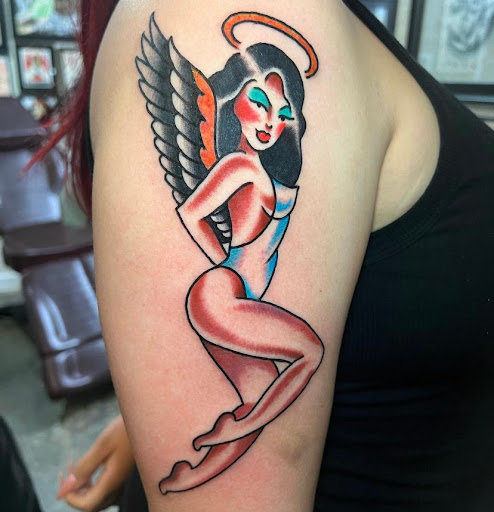 Explore tattoo ideas of my son, creative tattoo ideas in San Jose, available at The Holy Scythe Tattoo