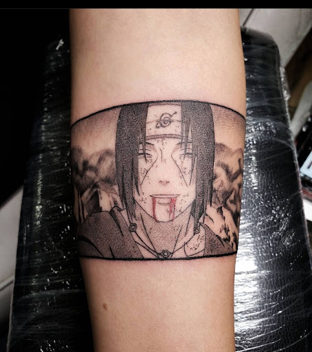Explore post malone tattoo ideas, creative tattoo ideas in Buford, available at Inked Arts Tattoo Studio