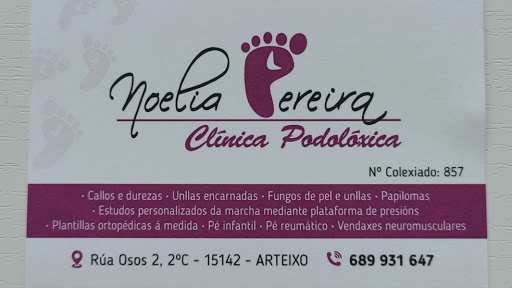 Clínica Podológica Noelia Pereira en Arteixo, A Coruña