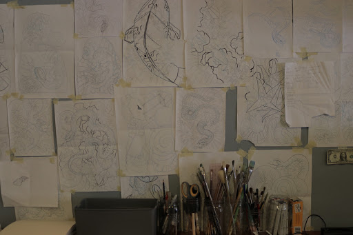 Explore reflection tattoo ideas, creative tattoo ideas in Laramie, available at Vintage Electric Tattoo