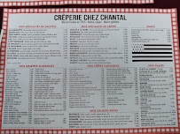 Carte du Crêperie Chantal à Saint-Malo