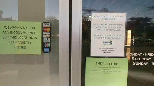 Pet Supply Store «Pet Club Las Sendas», reviews and photos, 2733 N Power Rd #108, Mesa, AZ 85215, USA