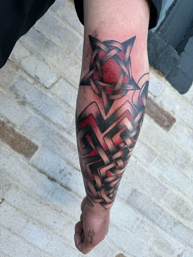 Explore cowboys tattoo ideas, creative tattoo ideas in Montgomery, available at Southern Bridge Tattoo