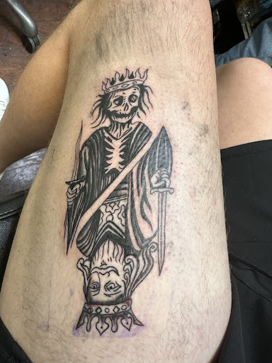 Explore small patchwork tattoo ideas, creative tattoo ideas in Tallahassee, available at Jess Piercing and Ink