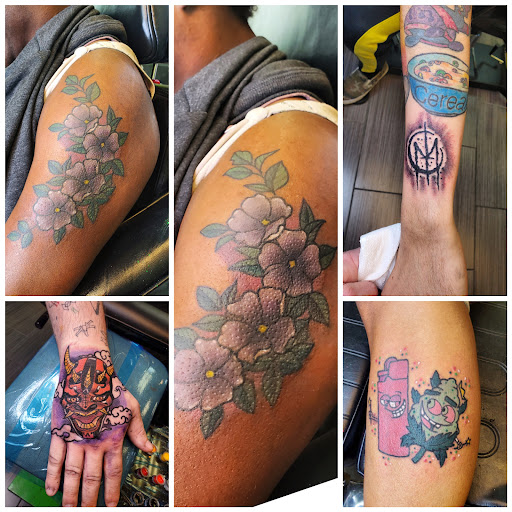 Explore tattoo ideas face, creative tattoo ideas in Riverside, available at Darkstar Tattoo CA