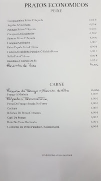 Restaurant Marítima à Paço de Arcos (la carte)