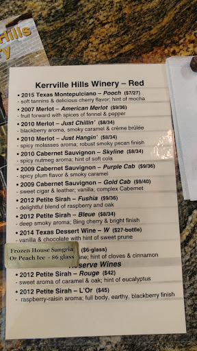 Winery «Kerrville Hills Winery», reviews and photos, 3600 Fredericksburg Rd, Kerrville, TX 78028, USA