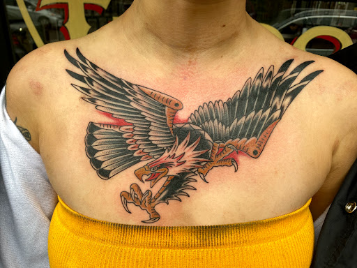 Explore arm and shoulder tattoo ideas, creative tattoo ideas in Saint Paul, available at Grand Avenue Tattoo