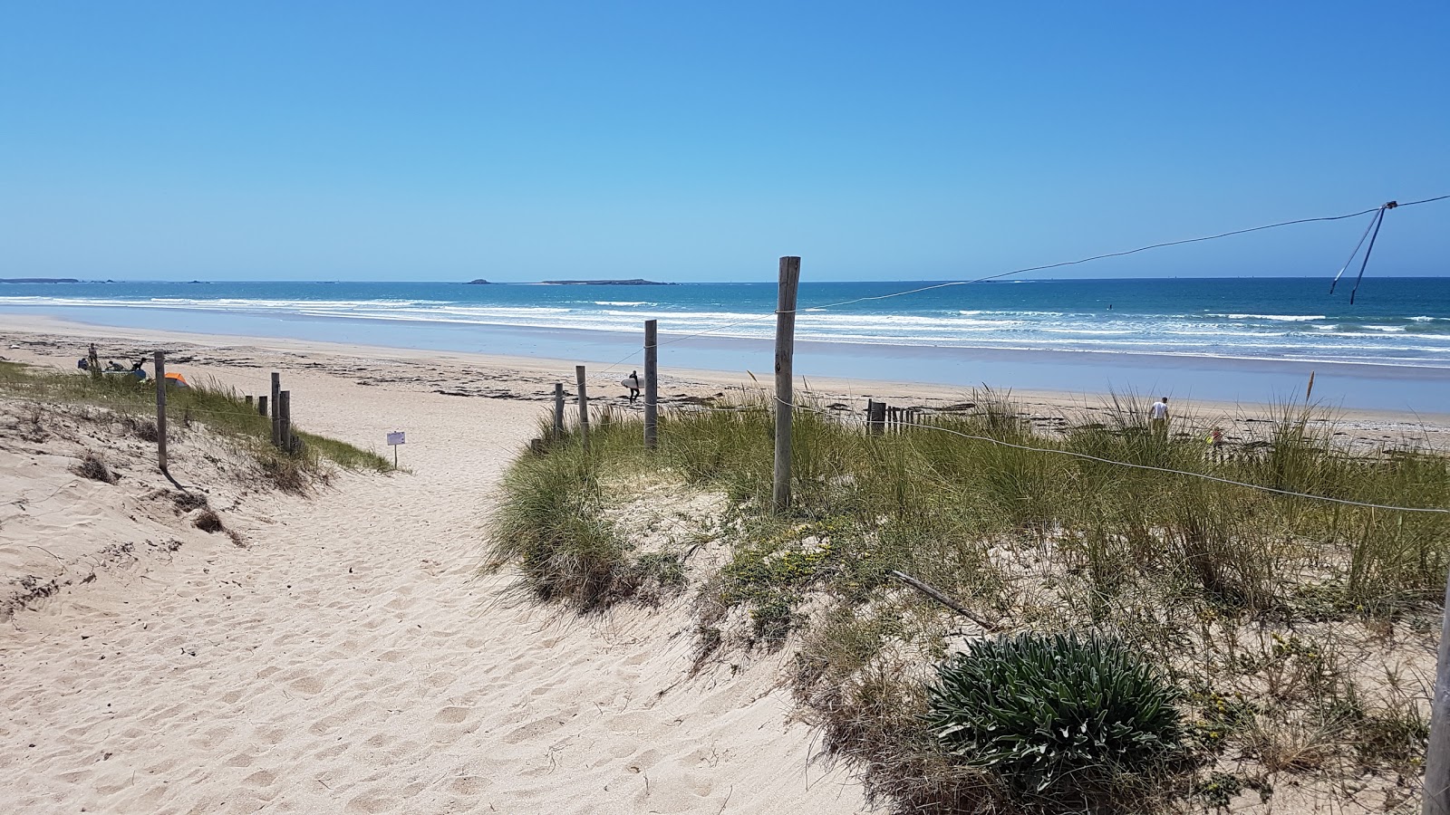 Photo of Beach Mane Guen with long straight shore