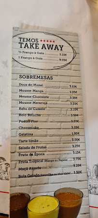 Restaurant Sr. Frango da Guia (Colombo) à Lisbon - menu / carte