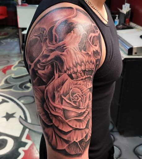 Explore oriental tattoo ideas, creative tattoo ideas in Houston, available at Cerdafied Ink Tattoo Studio