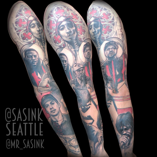 Explore pine tree tattoo ideas, creative tattoo ideas in Seattle, available at West Seattle Tattoo