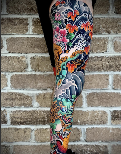 Explore grandkid tattoo ideas, creative tattoo ideas in Virginia Beach, available at Salt Water Tattoo