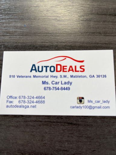 Used Car Dealer «Auto Deals», reviews and photos, 510 Veterans Memorial Hwy SW, Mableton, GA 30126, USA
