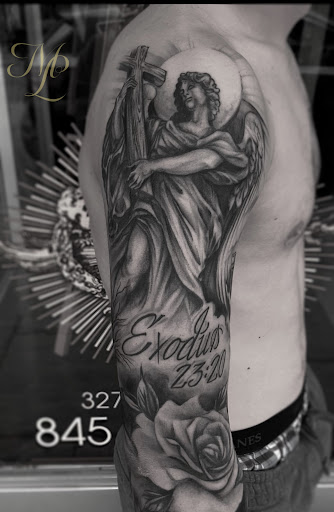 Explore chrysanthemum tattoo november birth flower tattoo ideas, creative tattoo ideas in Kingston, available at Ink Inc