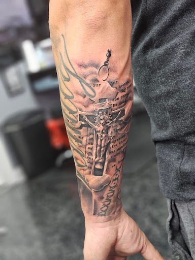 Explore atlantis tattoo ideas, creative tattoo ideas in Fort Myers, available at Loyal 2 The Coil Tattoos & Piercings (Edison Mall Location Entrance F)