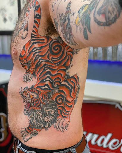 Explore horror tattoo sleeve ideas, creative tattoo ideas in Wakefield, available at Wakefield Tattoo