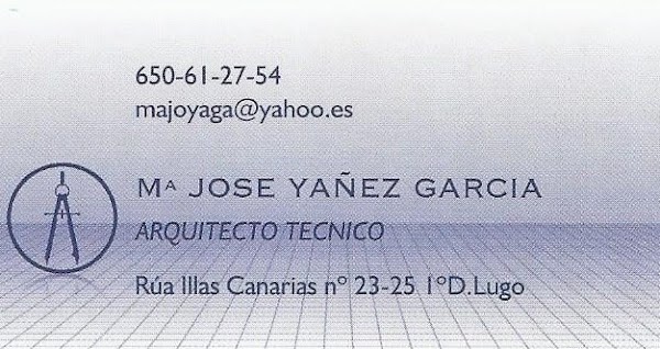 M José Yáñez García. Arquitecto Técnico