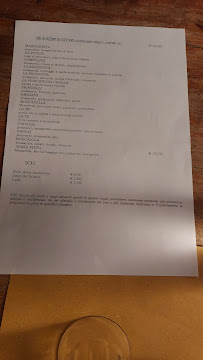 Osteria Futuro à Scurcola Marsicana menu