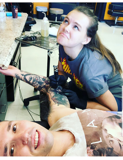 Explore hyena tattoo ideas, creative tattoo ideas in Willow Grove, available at Tattoo GalaxyWillow Grove Piercing & Tattoos