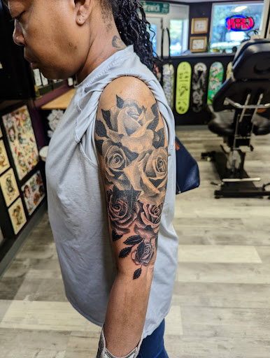 Explore collage tattoo ideas, creative tattoo ideas in Raleigh, available at Inkability Tattoo
