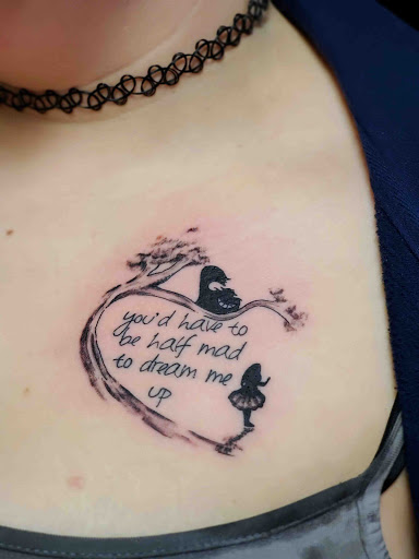 Explore tattoo ideas for ladies feet, creative tattoo ideas in Bowling Green, available at The Mad Tatter, L.L.C.