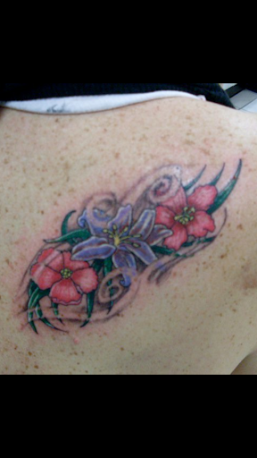 Explore knee ditch tattoo ideas, creative tattoo ideas in Houston, available at Ink Love Tattoos