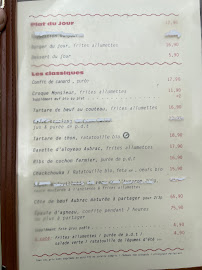 Bistro Le Michel's à Bordeaux (le menu)
