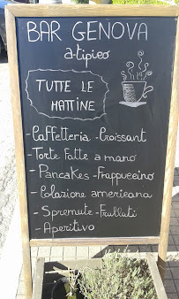 Carte du Bar Genova atipico à Scalea