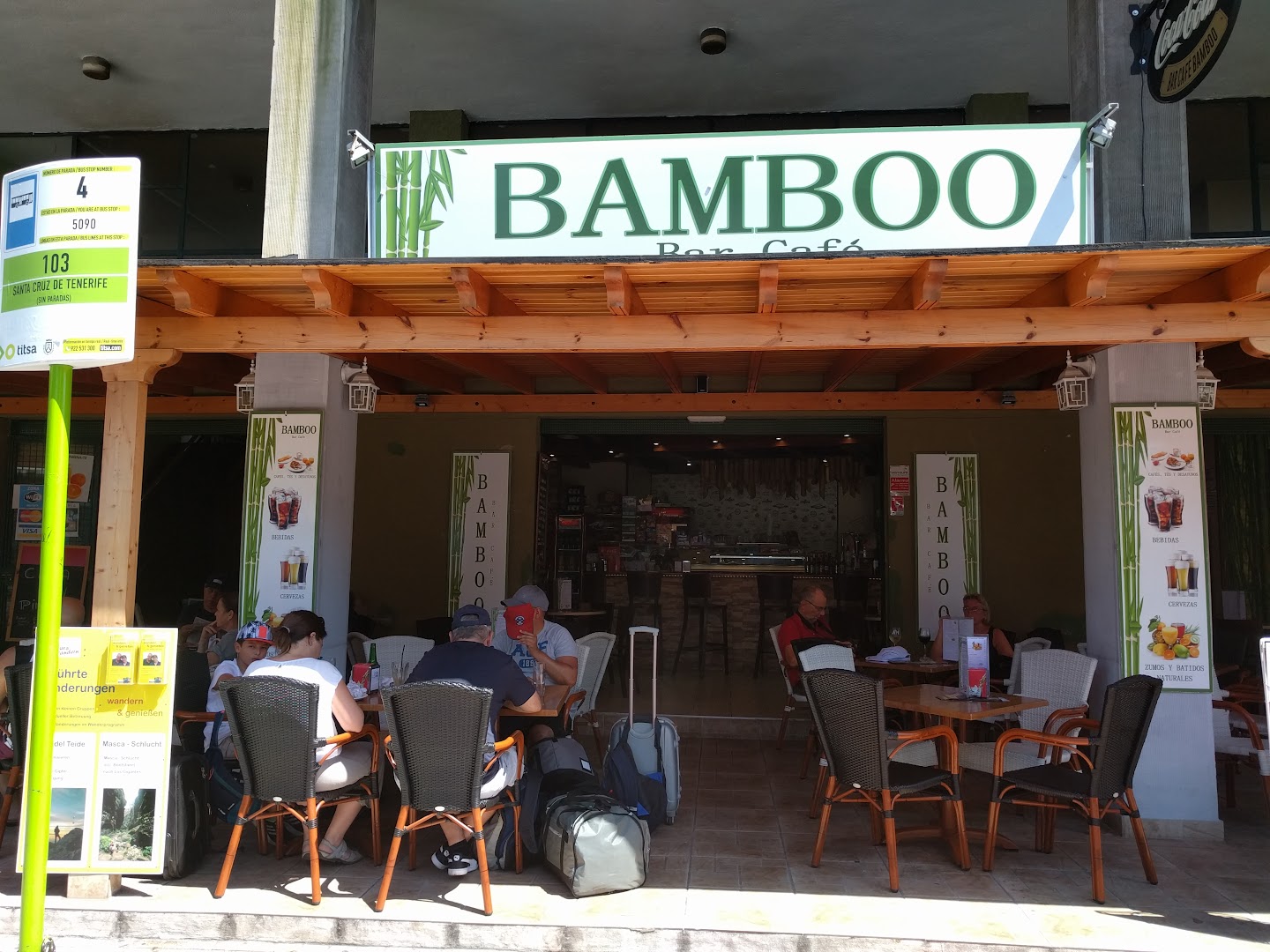 Impressionen Bamboo Bar Café Puerto de la Cruz
