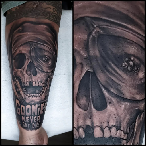 Explore cute halloween tattoo ideas, creative tattoo ideas in Brunswick, available at Black Element Tattoo