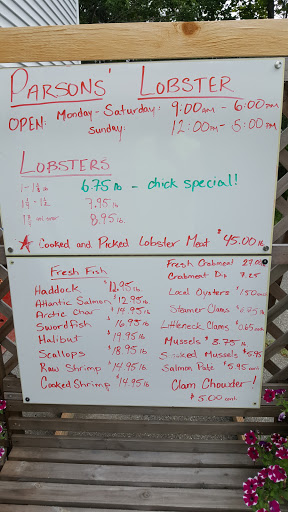 Seafood Market «Parsons Lobsters», reviews and photos, 64 Eagle Lake Rd, Bar Harbor, ME 04609, USA