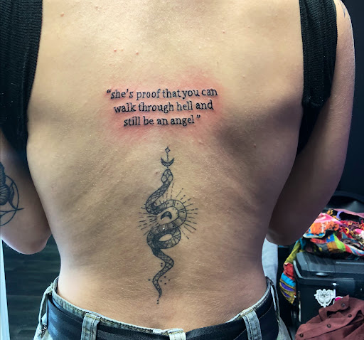 Explore tattoo ideas for triceps, creative tattoo ideas in Williamsburg, available at Relentless Ink