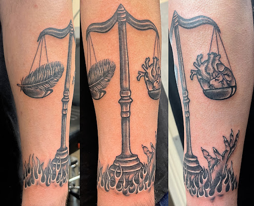 Explore bowhunting tattoo ideas, creative tattoo ideas in Scottsdale, available at Club Tattoo