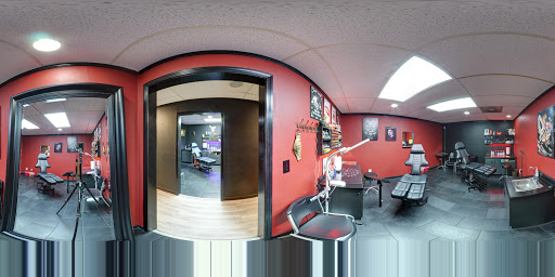 Explore bass guitar tattoo ideas, creative tattoo ideas in Clarksville, available at All American Tattoo Co