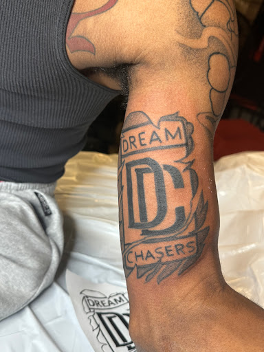 Explore airborne tattoo ideas, creative tattoo ideas in El Paso, available at Santa Rosa Tattoo Studio