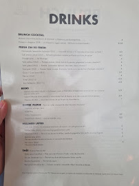 Restaurant californien Cali Uptown à Paris (le menu)