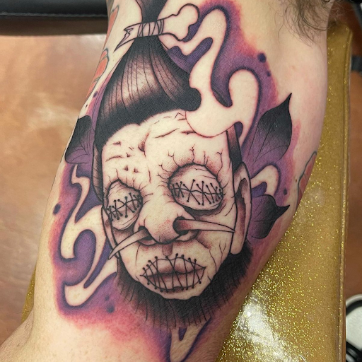 Explore dog grooming tattoo ideas, creative tattoo ideas in Aledo, available at Elevated Tattoo & Piercing