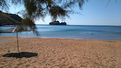 Foto von Mokos Beach mit sehr sauber Sauberkeitsgrad