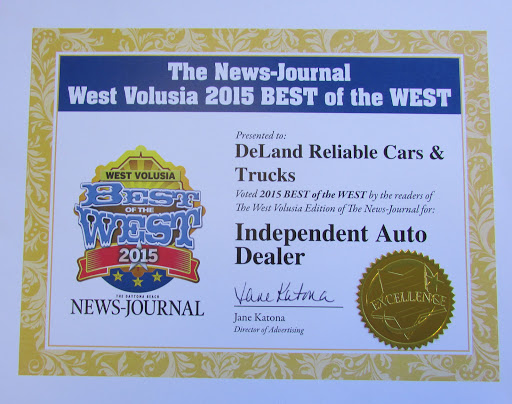 Used Car Dealer «DeLand Reliable Cars & Trucks», reviews and photos, 2180 S Woodland Blvd, DeLand, FL 32720, USA