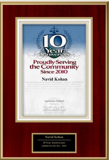 Bankruptcy Attorney «Law Offices of Navid Kohan», reviews and photos