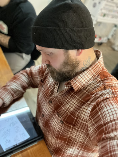 Explore sunflower and roses tattoo ideas, creative tattoo ideas in Spokane, available at Mystery Ink Tattoo