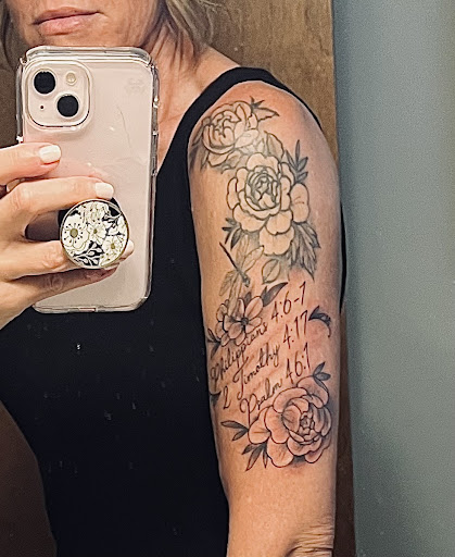 Explore 2 percent tattoo ideas, creative tattoo ideas in Canton, available at 13 Emeralds Tattoo