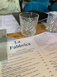 Restaurant italien La Fabbrica à Granville (la carte)