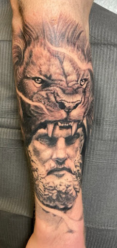 Explore female sleeve tattoo ideas, creative tattoo ideas in Rockford, available at Euro Tattoo